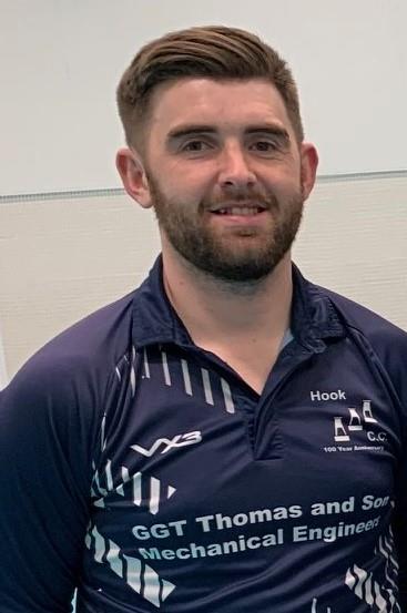 Brad Flood - bowled well for Hook